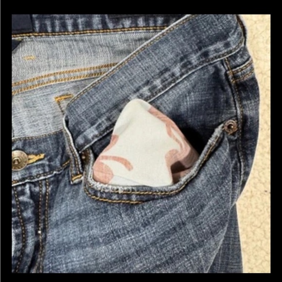 Lucky Brand Riley Short Jean shorts Women's size 10/30 Blue Festival Western - Picture 3 of 5